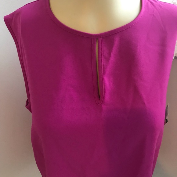Kasper keyhole sleeveless top. NWT. - Picture 2 of 11